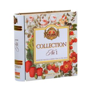BASILUR バシラー TEA BOOK Collection NO1 ティーバッグ 32袋入 アソート ブック型缶