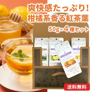 愛され続ける香りの人気紅茶セット 50g×4種 ダージリン アッサム ウバ