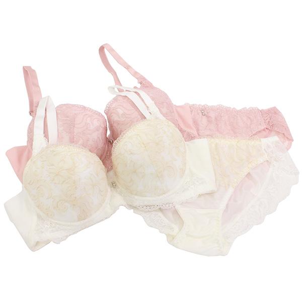 ブラジャー ショーツ セット ココランジェ COCO Linge 327221 ブルーミングシルエッ...