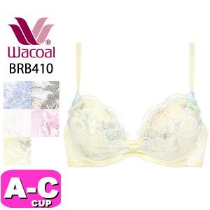 ワコール wacoal BRB410 ブラジャー 3/4カップ リボンブラ 吸汗速乾 胸もとフィットながもち 動いても キレイはつづく ABCカップ｜angeikoma