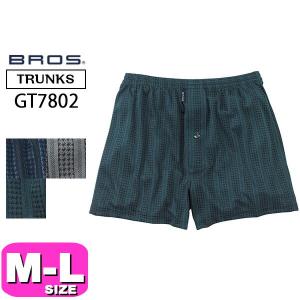 ワコール wacoal ブロス BROS GT7802 トランクス パンツ 男性用 メンズ 前開きタイプ ノーマル丈 ニットトランクス MLサイズ EMI 2604 メール便発送可