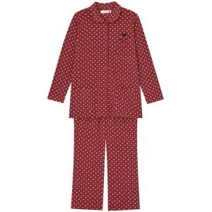 ワコール wacoal マタノアツコ ATSUKO MATANO HDX500 パジャマ ルームウェア LLサイズ 長袖 ロング袖 長ズボン ロングパンツ 綿100％ 前開きタイプ PW