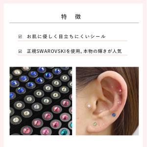 耳つぼジュエリー 耳つぼ 耳ツボ 20粒 お試...の詳細画像3
