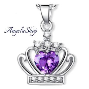 ぷっくりパヴェハート ネックレス レディース 輝きの強い クリスタル