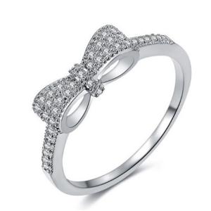 指輪 リング レディース シルバー925 クローバー 四つ葉 CZ