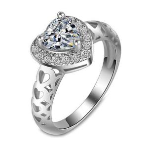 指輪 リング レディース シルバー925 クローバー 四つ葉 CZ