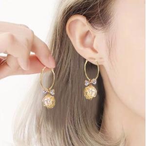 ピアス アレルギー対応 18金 レディース 18k つけっぱなし 金属アレルギー対応 小さい シルバー925 リボン 蝶々