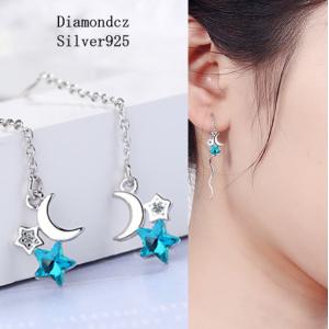 シルバーピアス スタッドピアス キラキラ ハート スワロフスキー