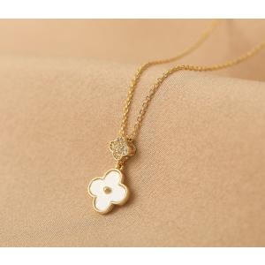 ネックレス レディース ステンレス 四つ葉 ク...の詳細画像2