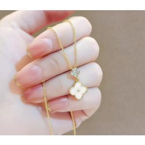 ネックレス レディース ステンレス 四つ葉 ク...の詳細画像5