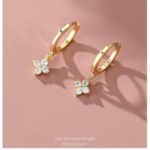 ピアス レディース フープピアス 花 フラワー...の詳細画像1