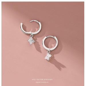 ピアス レディース フープピアス 花 フラワー...の詳細画像3