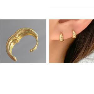 ピアス アレルギー対応 フープピアス 18金 ...の詳細画像3