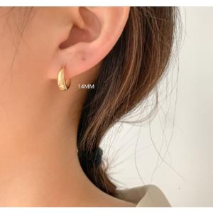 ピアス アレルギー対応 フープピアス 18金 ...の詳細画像5