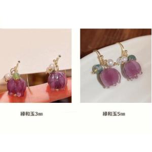 ピアス レディース 花 フラワーピアス パール...の詳細画像3