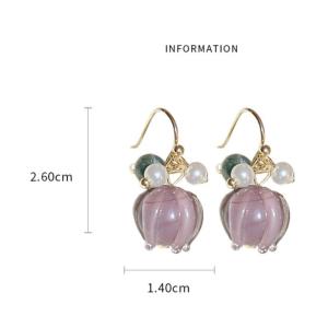 ピアス レディース 花 フラワーピアス パール...の詳細画像5