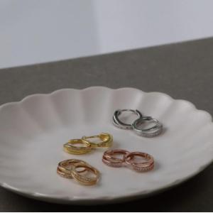 ピアス フープ 金属アレルギー対応 18金 つ...の詳細画像2