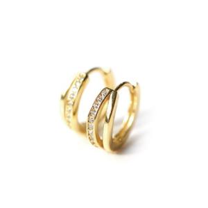 ピアス フープ 金属アレルギー対応 18金 つ...の詳細画像5