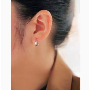 フープピアス アレルギー対応 ピアス 銀素材 ...の詳細画像3