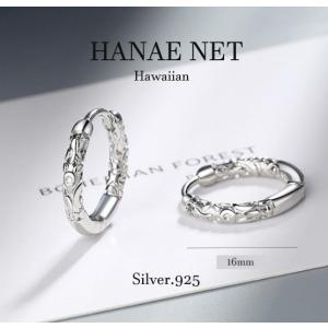 フープピアス レディース SILVER ハワイ...の詳細画像1