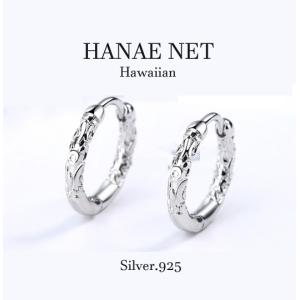 フープピアス レディース SILVER ハワイ...の詳細画像2