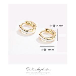 フープピアス レディース アレルギー対応 K1...の詳細画像4