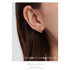 フープピアス レディース アレルギー対応 18...の詳細画像3