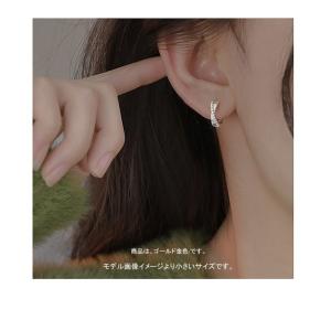 フープピアス レディース アレルギー対応 K1...の詳細画像3