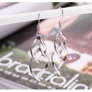 ピアス レディース ダブルリーフ SILVER...の詳細画像5