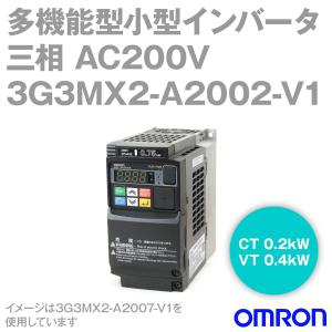 取寄 オムロン(OMRON) 3G3MX2-A2002-V1 多機能型小型インバータ (定格電圧:三相 AC200V) (最大適用モータ容量:CT 0.2kW、VT 0.4kW) NN｜angelhamshopjapan