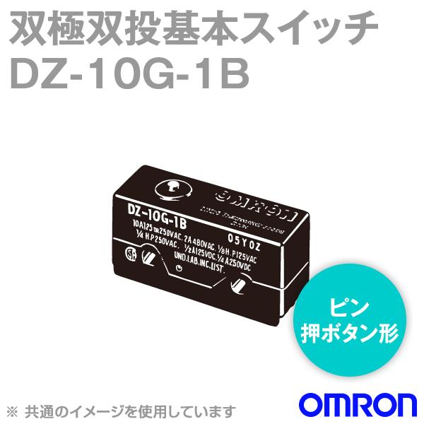 取寄 オムロン(OMRON) DZ-10G-1B 双極双投基本スイッチDZシリーズ (ピン押ボタン形...