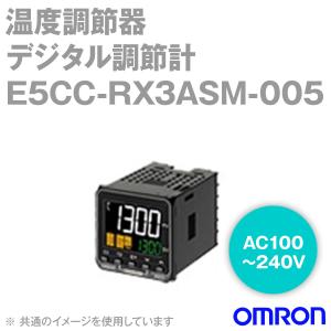 取寄 オムロン(OMRON) E5CC-RX3ASM-005 温度調節器 AC100-240V ねじ端子台タイプ E5CCシリーズ NN｜angelhamshopjapan