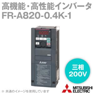 当日OK 三菱電機 FR-A820-0.4K-1(旧型番:FR-A820-0.4K) インバータ FREQROL-A800シリーズ 三相200V モータ容量0.4kw NN｜angelhamshopjapan