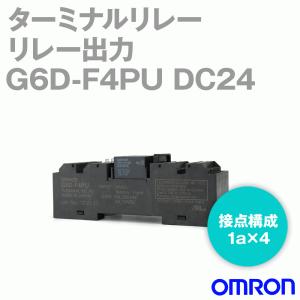 オムロン(OMRON) G6D-F4PU DC24 ターミナルリレー プッシュインPlus端子台タイプ リレー出力 接点構成1a×4 NN｜angelhamshopjapan