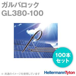 取寄 ヘラマンタイトン GL380-100 ガルバロック (耐塩害性) (黒) (長さ383mm) (100本入) SN｜angelhamshopjapan