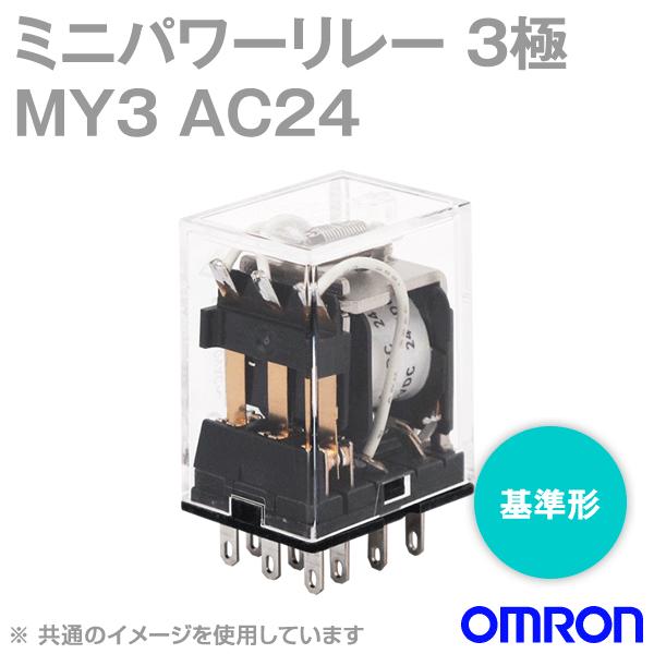 オムロン(OMRON) MY3 AC24 ミニパワーリレー NN