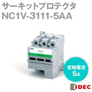 IDEC(アイデック/和泉電機) NC1V-3111-5AA サーキットプロテクタ NC1V形 (3極) (定格電流: 5A) (中速形) (補助接点1個付) NN｜angelhamshopjapan