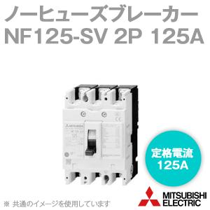 三菱電機 NF125-SV 2P 125A (ノーヒューズブレーカー) (2極) (AC/DC) NN｜angelhamshopjapan