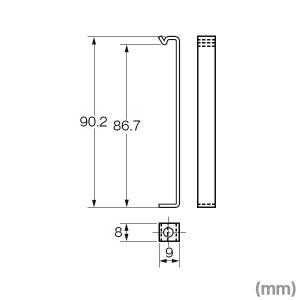 オムロン(OMRON) PLC-8 保持金具 ...の詳細画像1