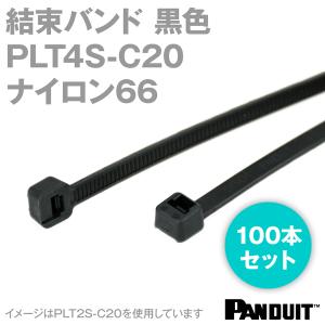 取寄 パンドウィット ナイロン66 結束バンド PLT4S-C20 (黒) (100本入) パンドウイット(PANDUIT) NN｜angelhamshopjapan