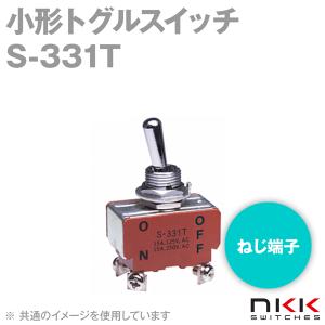 NKKスイッチズ S-331T 小形トグルスイッチ (ON-OFF) (２極単投回路) (ねじ端子) (抵抗負荷 250V・15A) (取付け穴 φ12.5mm) NN｜angelhamshopjapan