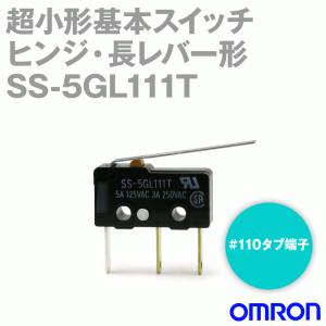 取寄 オムロン(OMRON) SS-5GL111T マイクロスイッチ 超小形基本スイッチ(高耐久性) (ヒンジ・長レバー形) (#110タブ端子) (OF0.39N) NN｜angelhamshopjapan