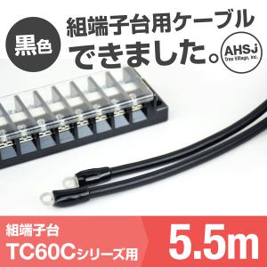 TC60C用 黒色 5.5m 端子台接続ケーブル (KIV 14sq 丸型圧着端子 R14-5) TV｜angelhamshopjapan