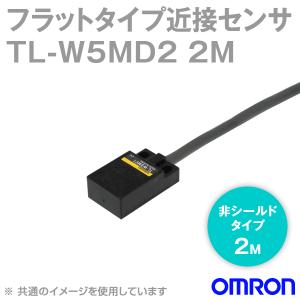 オムロン（OMRON） TL-W3MC1 2M フラットタイプ近接センサー(直流3線式