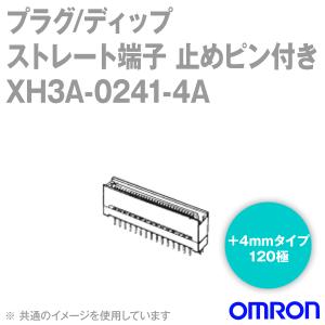 取寄 オムロン(OMRON) XH3A-0241-4A 形XH3Aディップストレート端子スタッキング高さ対応タイプ (+4mm) 120極 (30個入) NN｜angelhamshopjapan