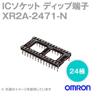 取寄 オムロン(OMRON) XR2A-2471-N 形XR2A オープンフレームタイプ ディップ端子 24極 (金メッキ0.75μm) (20個入) NN｜angelhamshopjapan