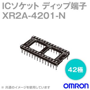 取寄 オムロン(OMRON) XR2A-4201-N 形XR2A オープンフレームタイプ ディップ端子 42極 (金メッキ0.75μm) (11個入) NN