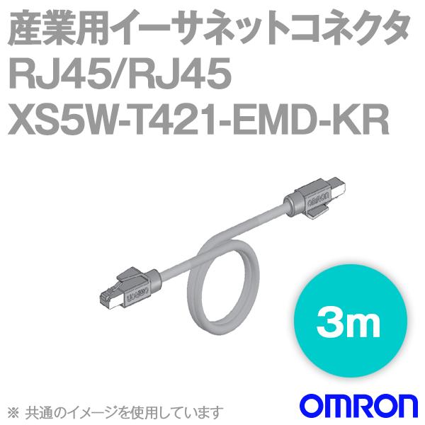 取寄 オムロン(OMRON) XS5W-T421-EMD-KR (産業用イーサネットコネクタ) (両...