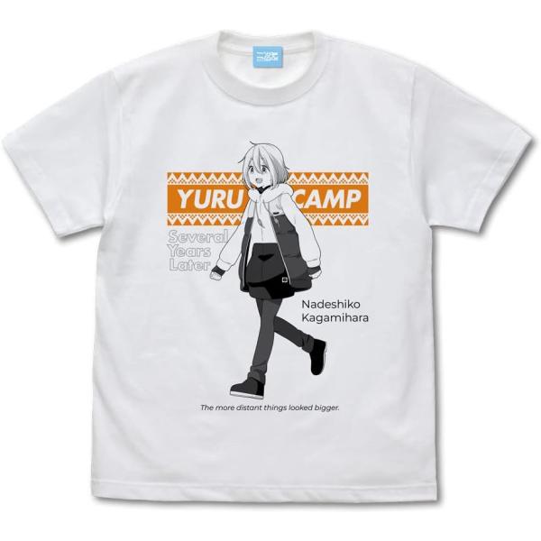 コスパ / 映画 ゆるキャン△ 各務原 なでしこ Tシャツ WHITE Sサイズ