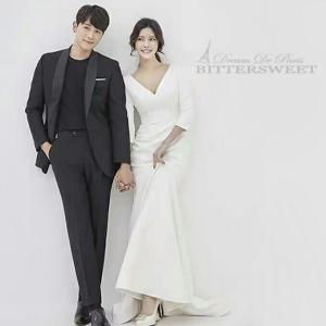 ウェディングドレス  マーメイドライン トレーンドレス